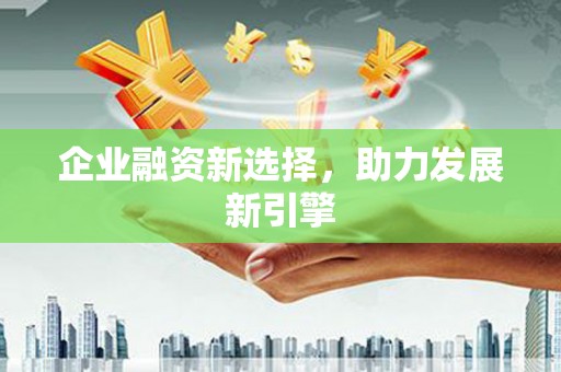 泰安企业融资新选择，助力发展新引擎