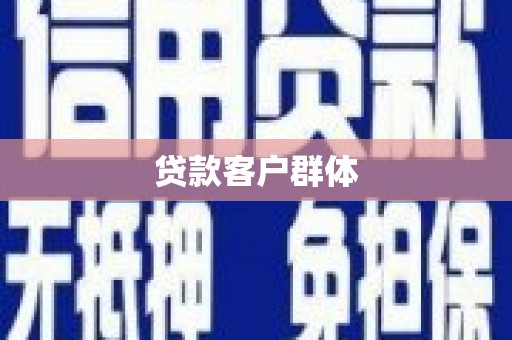 泰安贷款客户群体