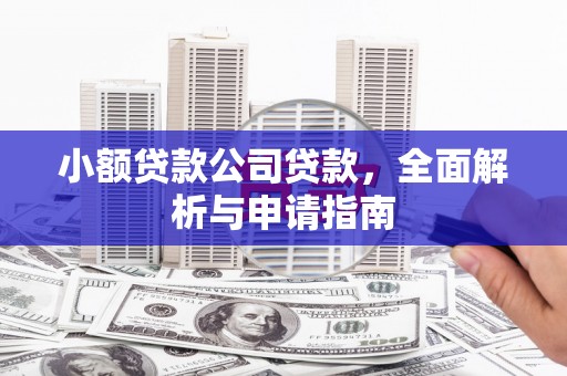 泰安小额贷款公司贷款，全面解析与申请指南
