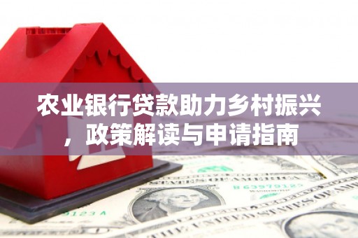 泰安农业银行贷款助力乡村振兴，政策解读与申请指南