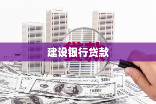 泰安建设银行贷款