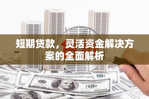 泰安短期贷款，灵活资金解决方案的全面解析