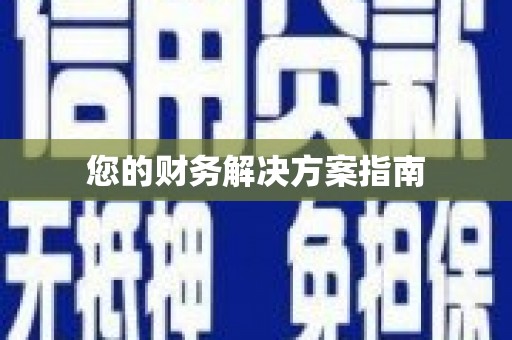 泰安您的财务解决方案指南