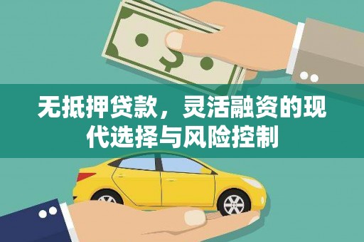 泰安无抵押贷款，灵活融资的现代选择与风险控制