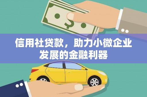 泰安信用社贷款，助力小微企业发展的金融利器