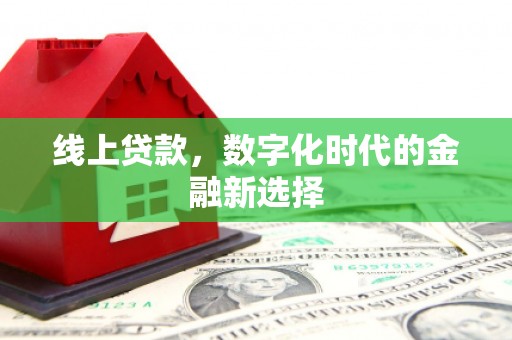 泰安线上贷款，数字化时代的金融新选择