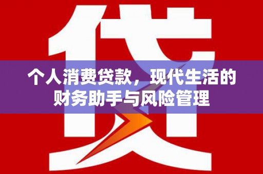 泰安个人消费贷款，现代生活的财务助手与风险管理